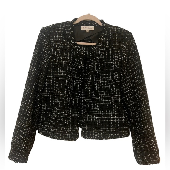 Calvin Klein Blazer Sz 12 NWOT - Picture 1 of 7
